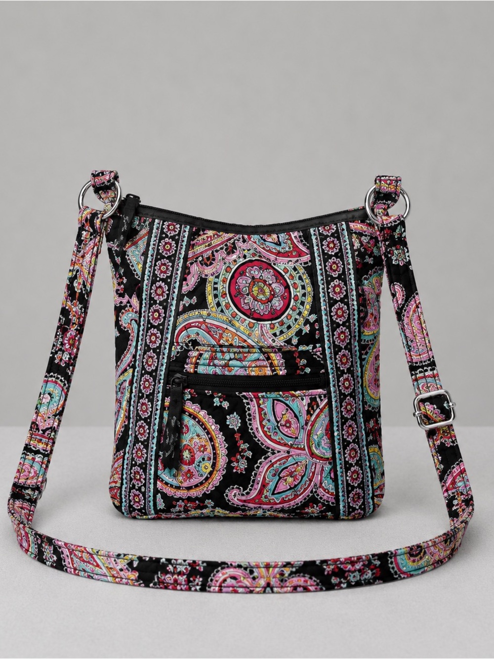 Vera Bradley Parisian Paisley Crossbody Bag Cottage Bohemian Retired Quilted